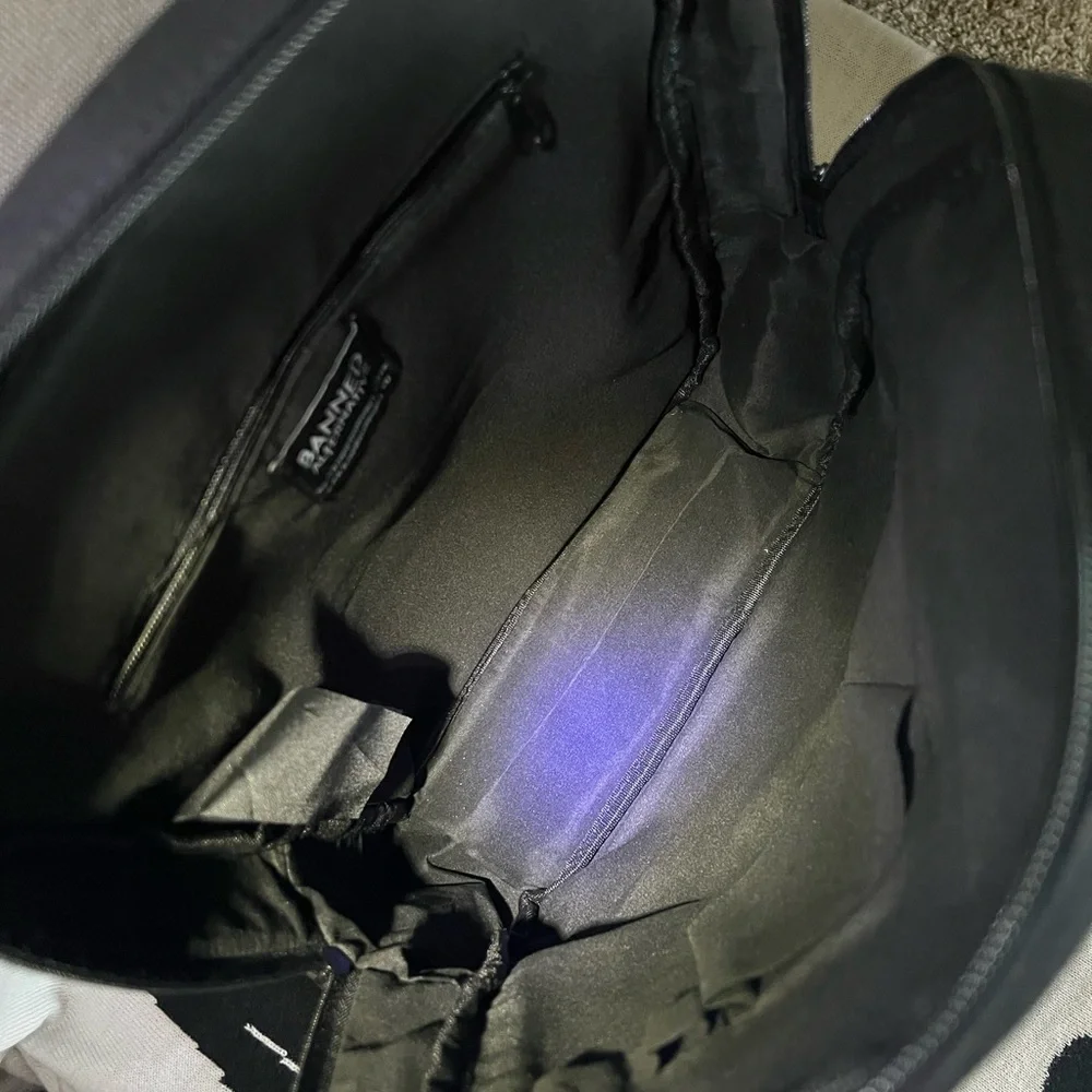 Black Bat Design Men's Backpack - Picture 7 of 7